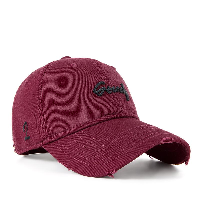 Новая бейсбольная кепка с вымытыми буквами и отверстиями — фото 7