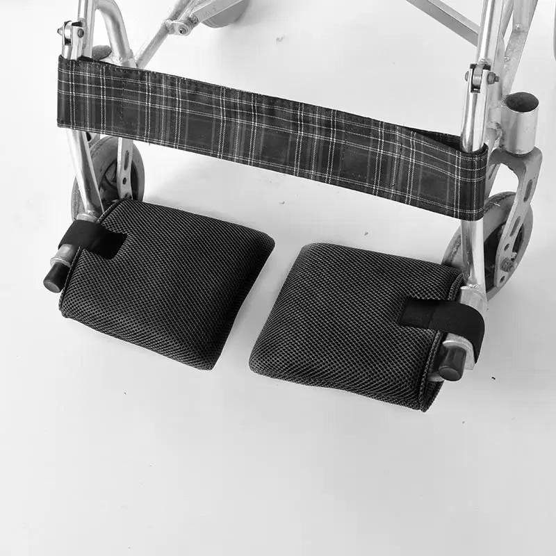 Rollstuhl Fußstützenpolster Fußplatten-Schutzpolster Beinauflagenkissen Fußschutzpolster zur Vermeidung von Fußkratzern