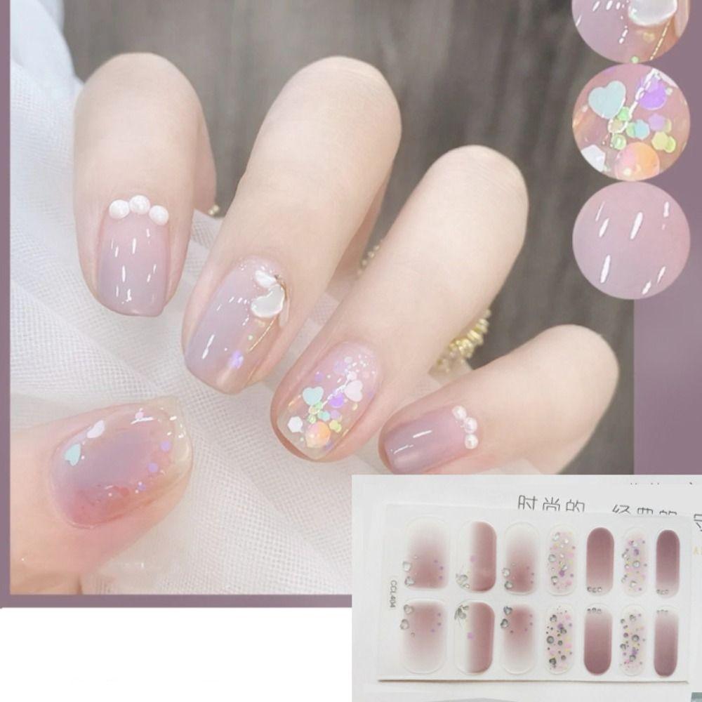 Design Self-adhesive Waterproof Nail Art Decals Nail Stickers Nail Varnish Film Manicure Decoration