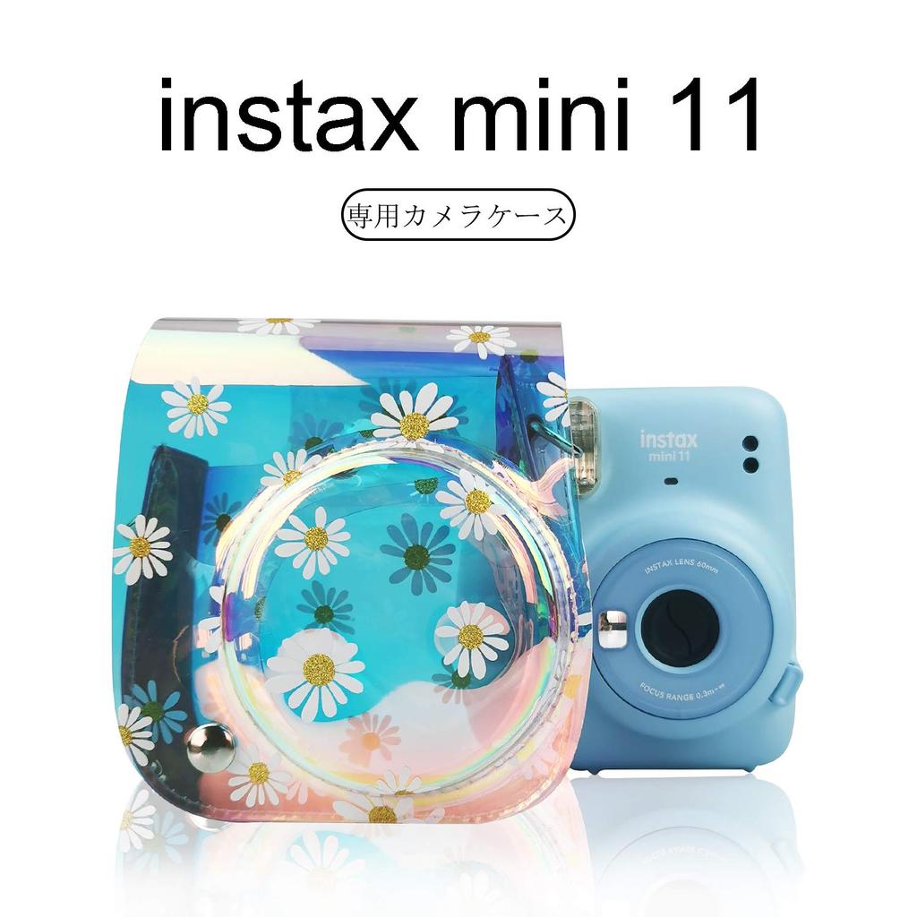 Kinokoo Cheki Fujifilm Cheki Instax Mini11 Case Instax Mini11 Camera Case Cheki Protective Case with Shoulder Strap Case, (TMF Gray)