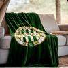 Ferencvaros TC Fußballverein Decke Outdoor Flanelldecke für Camping, Wandern, Gartenpartys, Picknick-Zubehör, Geschenk für Familie und Freunde