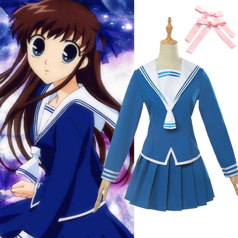 Basket Cosplay Fruits Costume Tohru Honda Cosplay Uniform Jk Girl Uniform Sailor