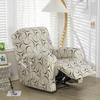 4 Pieces In 1 Split Recliner Sofa Cover Stretch Floral Print Spandex Lazy Boy Armchair Slipcovers Couch Covers For Living Room
