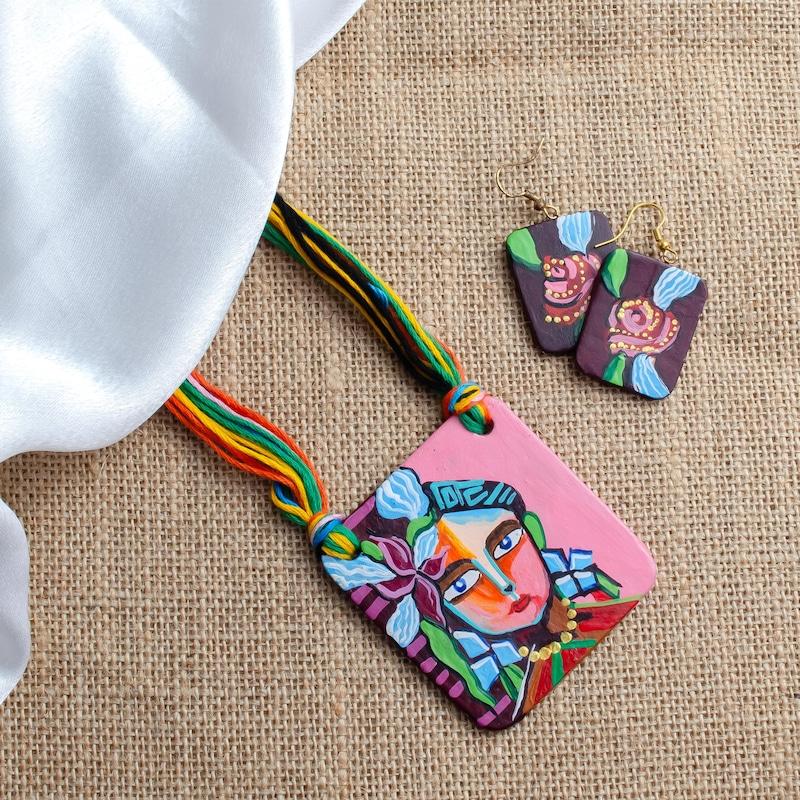 Зачарованный мистический летний набор глиняных украшений