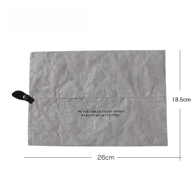 Tragbare Taschentuchbox Wohnzimmerbehälter Zuhause Auto Handtuch Servietten Papiere Beutel Halter Box Zuhause Tischdekoration Autozubehör