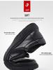 Men's Genuine Leather Deodorant Breathable Casual Work Shoes | Soft Sole, Non-Slip Dad Style for Middle-Aged & Elderly.