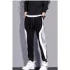 Men's Spring and Autumn Plus Size Solid Colour Loose Thin Section Straight Comfortable Simple Casual Drawstring Pants