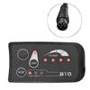 36V Waterproof LED Power Display Panel for Electric Bike - 22.2mm Handlebar, ABS/Metal, 5PIN Black (Boost Function, Battery Indicator)
