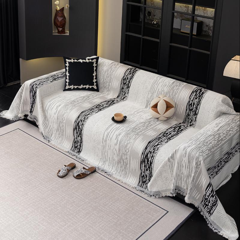 Tie Dying Chenille Sofa Cover Full Coverage Non-Slip Couch Protector 2025 All-Season Universal Couch Camping Blanket Dust Guard