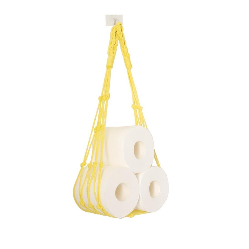 

Держатели для туалетной бумаги и полотенец в скандинавском стиле, подвесная подставка для салфеток, диспенсер для полотенец, вешалка для полотенец, отель жёлтый