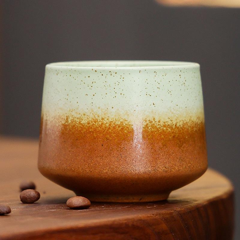 Ceramic Cup Kiln Change Cup Master Cup Japanese Teacup Coarse Pottery Retro Concentrated Coffee Mug Single Mug