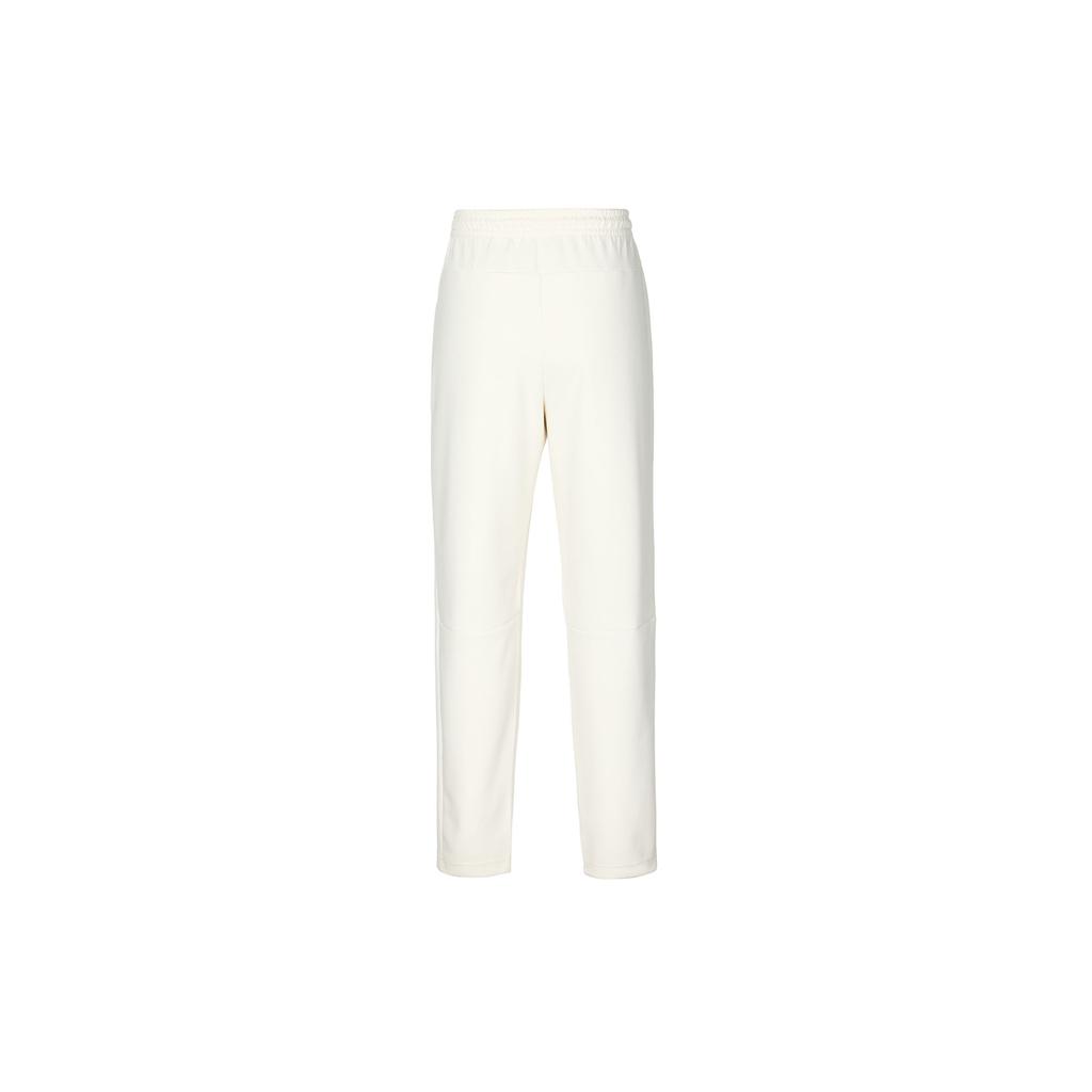 Nike Dri-FIT UV Embroidered Logo Pattern Solid Color Elastic Waist Mid-Rise Straight Leg Knit Sports Pants Unisex Pants Light-Ivory FZ5850-110