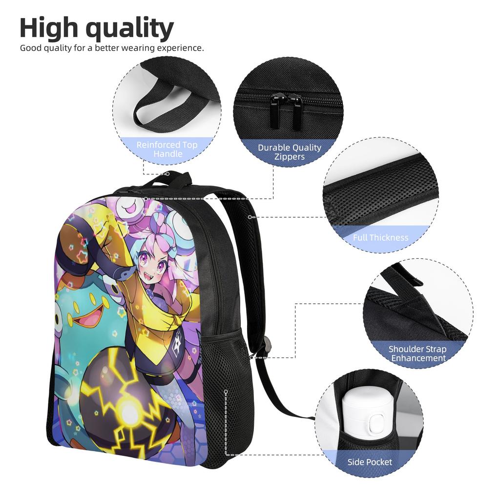 Its Bags Pokemon Backpacks Daypack Summer Vibes mochila Journey Large Capacity Rucksack