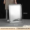 Stainless Steel Rectangular Multi-Purpose Serving Tray