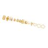 260pcs Hair Dreadlocks Rings Hair Braid Clips Alloy Braided Hair Accessory Set for Weddings Birthday Party Dance