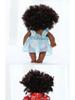 20cm African American Vinyl Reborn Doll - Cute Plush Toy for Children