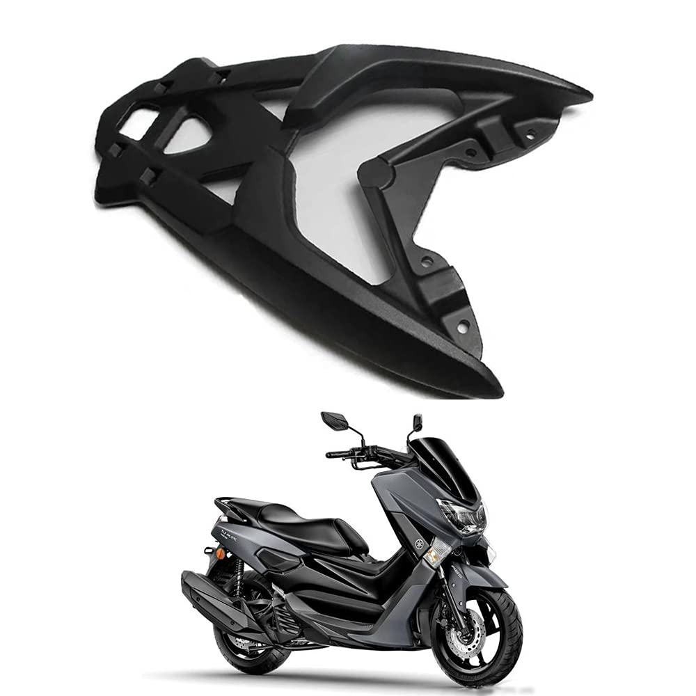 QITOSUN Rear Carrier Luggage Rack Black for Yamaha NMAX125/155 (2015–2019) Alloy