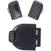 Car Trailer Hitch Cover Caps for Hummer EV Accessories Carbon Fiber Style Rear Bumper Trailer Hitch Cover Trim for 2022-2024 2025+ Hummer EV SUV