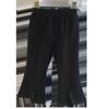 Girls' Elastic Flared Cropped Pants - Korean Style, Spring & Autumn Collection (Model TC227)