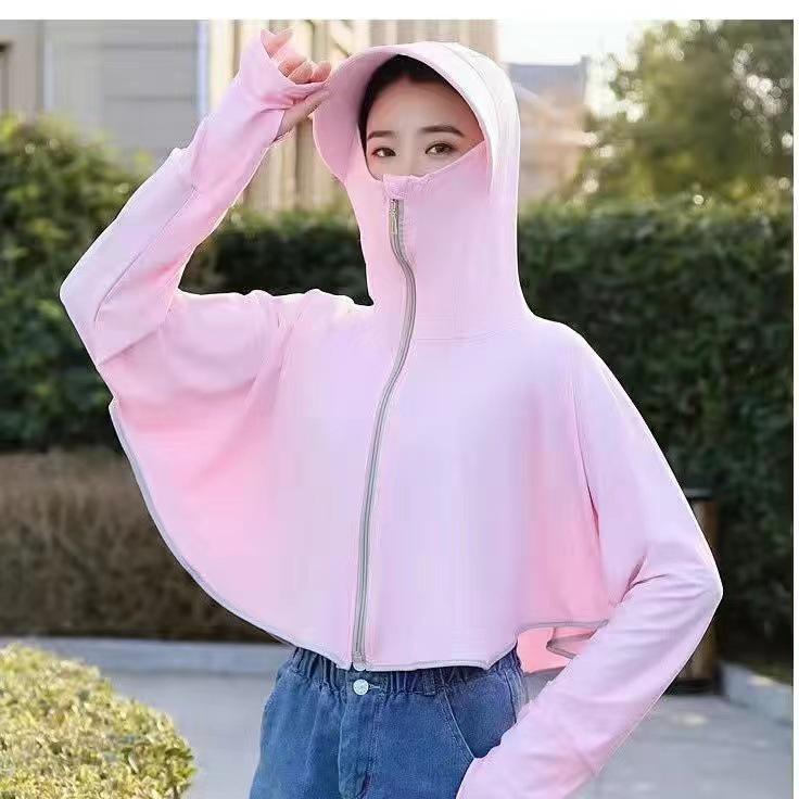 Women's Hooded UV Protection Cycling Jacket - Lightweight & Breathable