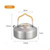 304 Stainless Alloy Beverage Kettle Large Capacity Steel Camping Portable Outdoor