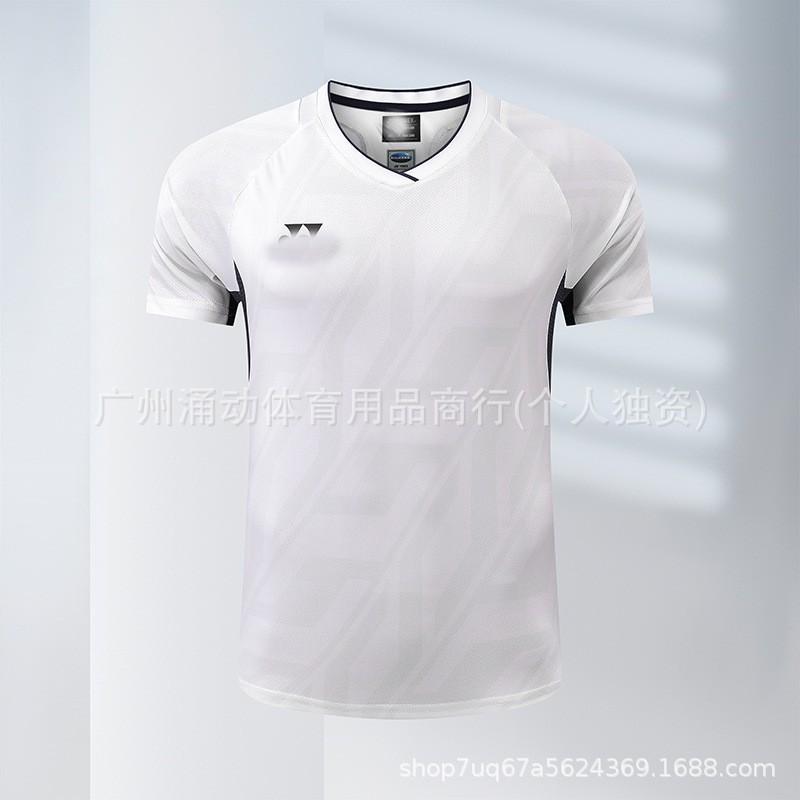 Quick-Dry Breathable Badminton Shirt Men Women Kids Training Competition Sportswear Custom Print