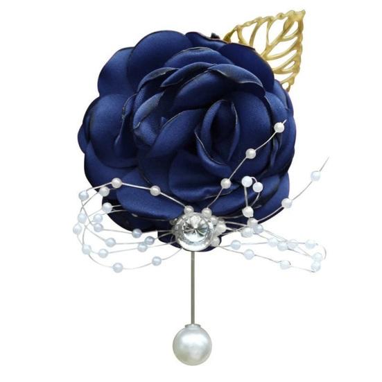 Yousheng Rose Wrist Corsage Boutonniere Fine Workmanship Rhinestone Corsage Elegant Wedding Flower Accessories