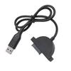 USB 2.0 To SATA Cable Hot Swapping Plug and Play USB To 7 Plus 6 Pin Slimline SATA Adapter Cord for Laptop CD DVD ROM