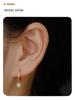 Elegant S925 Silver Turquoise Butterfly Studs & Four-Leaf Clover Earrings for Women