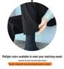 High-Waisted White Fleece-Lined Wide-Leg Women's Straight-Leg Pants, Winter 2025 Collection