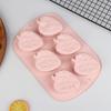 6 Cavity Fruit Shape Chocolate Candy Molds Watermelon Strawberry Lemon Pineapple Fruit Silicone Mold Ice Cube Tray