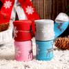 Christmas Bow Decorative Ribbon Christmas Elk Ribbon Diy Imitation Linen Webbing Material Gift Ribbon