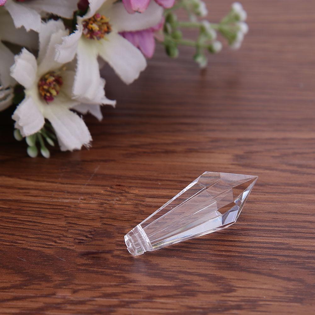 30pcs Acrylic Crystal Bead Pendant Hanging Transparent Curtain Beads Pendant Beautiful for Party Wedding Decoration