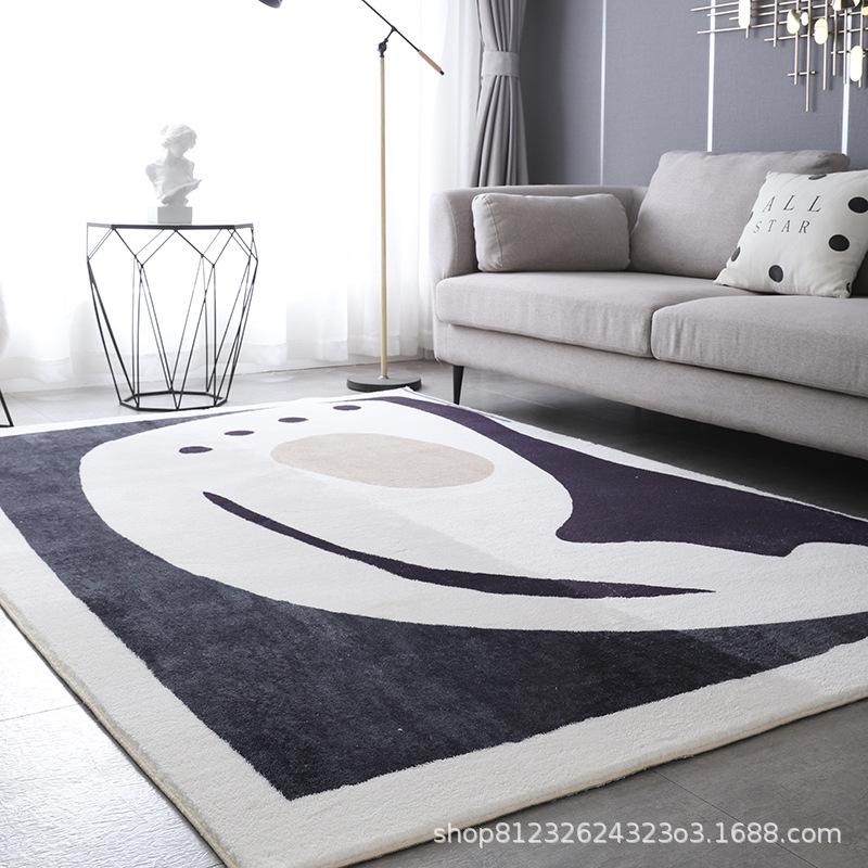 Modern Japanese-Style Imitation Cashmere Carpet for Living Room or Bedroom