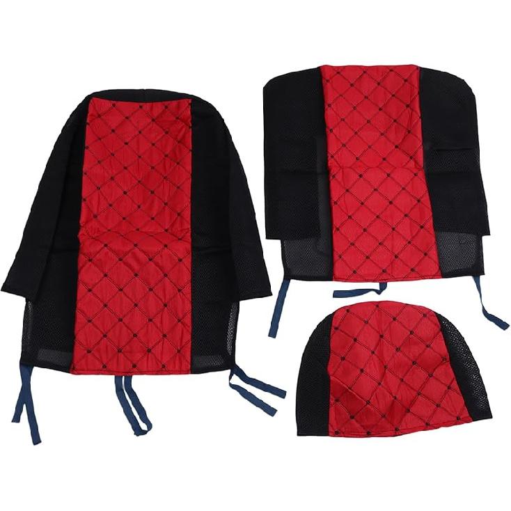 FridayParts Excavator Wheel Loader Bulldozer Tractor Seat Cover Seat Protector Compatible for Komatsu Caterpillar CAT Kobelco Doosan Daewoo Case