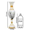 Flower Vase Big Size for Living Room Corner - 25 Inches Long - White Tree -Pack of 1