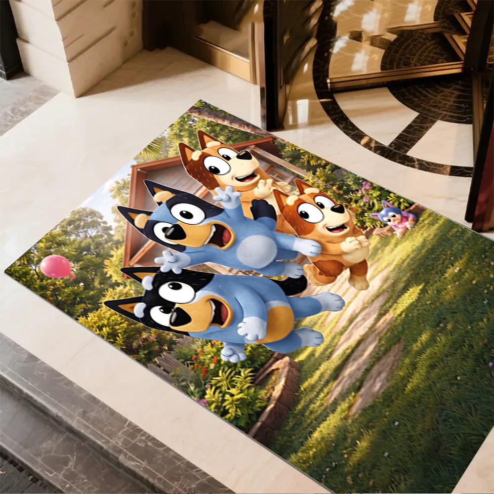 Halloween Friends Parade Floor Mat Suitable for Study room Dormitory Foyer Decorate room Antislip Carpet Office home decor Best for Christmas
