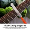 Silver Guitar Leveling Tool Metal Fret Repair Kit Fret Crowning File  For Guitar Repair