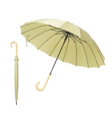 Long Perfect for and Super Suitable for Men and Perfect for Rainy Seasons and Durable, Simple, 16-rib Umbrella, Jumping, Windproofing.