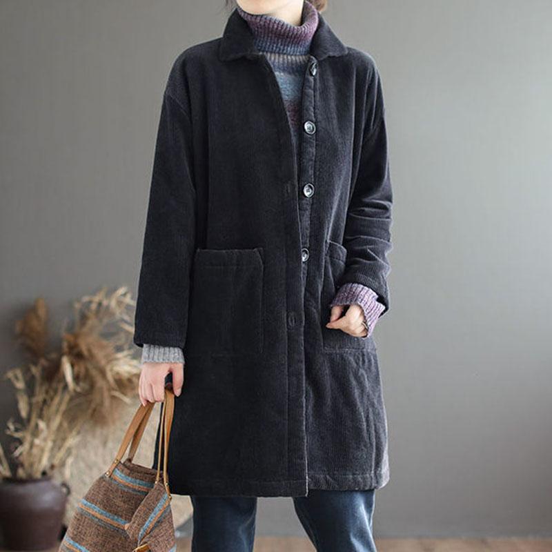 Coat for Women Oversize Cotton Winter Thickened Casual Oversize Double Layer Windbreaker High Collar Jacket