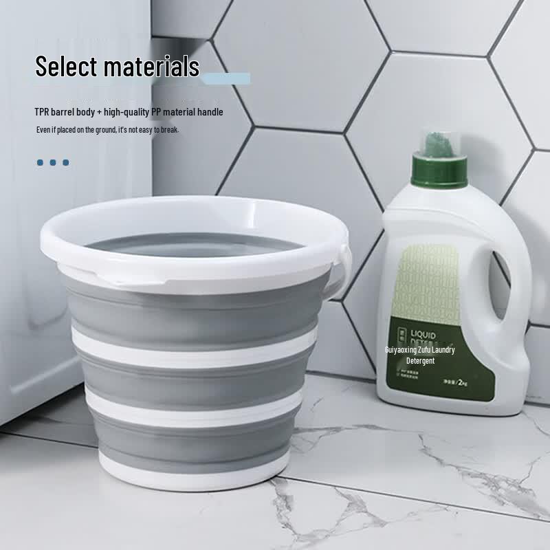 HOUYA 11L Multi-functional Foldable Portable Bucket