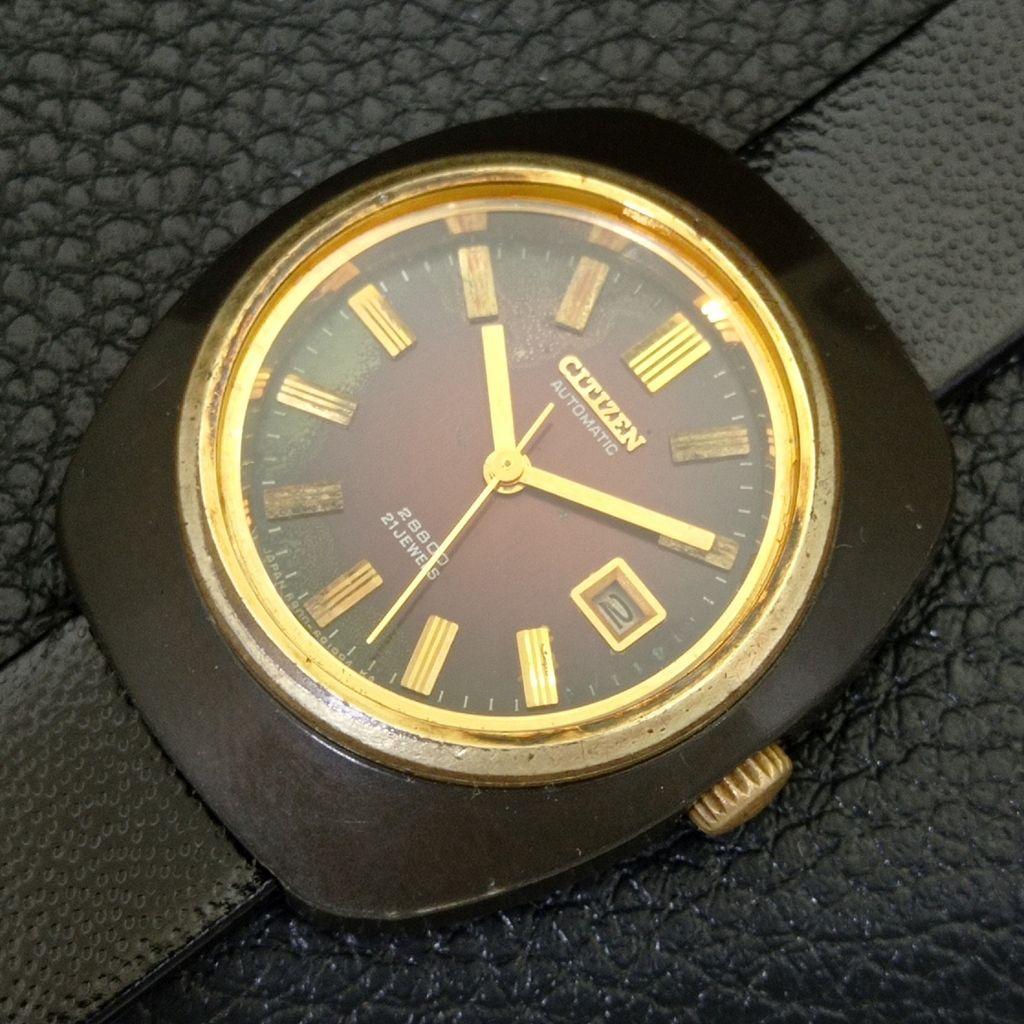 VINTAGE CITIZEN 28800 AUTOMATIC JAPAN WOMENS ORIGINAL DIAL WATCH a704205-1