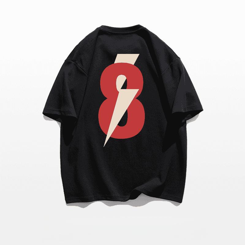 2026 Summer New Printed Cotton Short Sleeve Tshirt Loose Round Neck Breathable Casual Fashion Hip Hop Street Mens Clothing