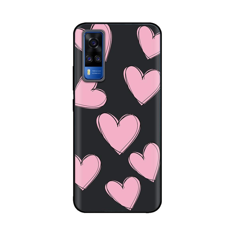 Für vivo Y31 2021 Hülle Weiche Schwarze Silikon Rückabdeckung Fundas Für Vivo Y51a Y51 2020 Dezember V2030 Y 51 VivoY31 V2036 Handyhülle