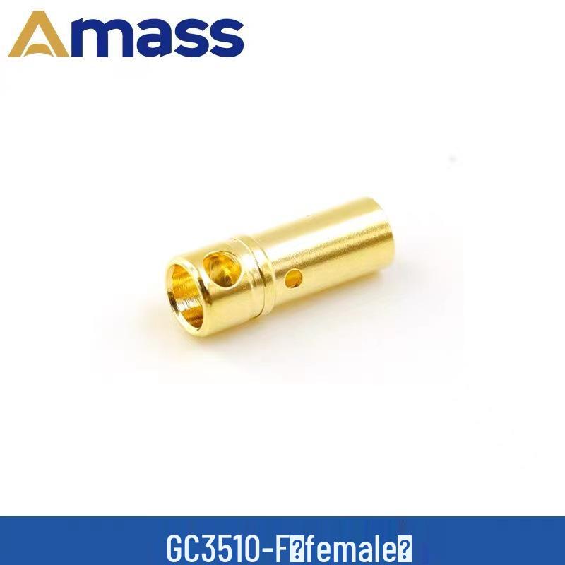4mm Pure Copper Gold-Plated Banana Plug RC Motor Connector (Male/Female, 2mm/3.5/5.5/6/8mm)