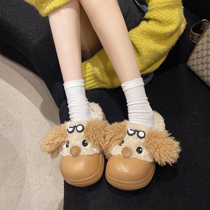 Cute Cotton Slippers Women's 2025 Winter New Fashion Thickened Warm Home Wear Cotton Slippers Women's Winter Slippers