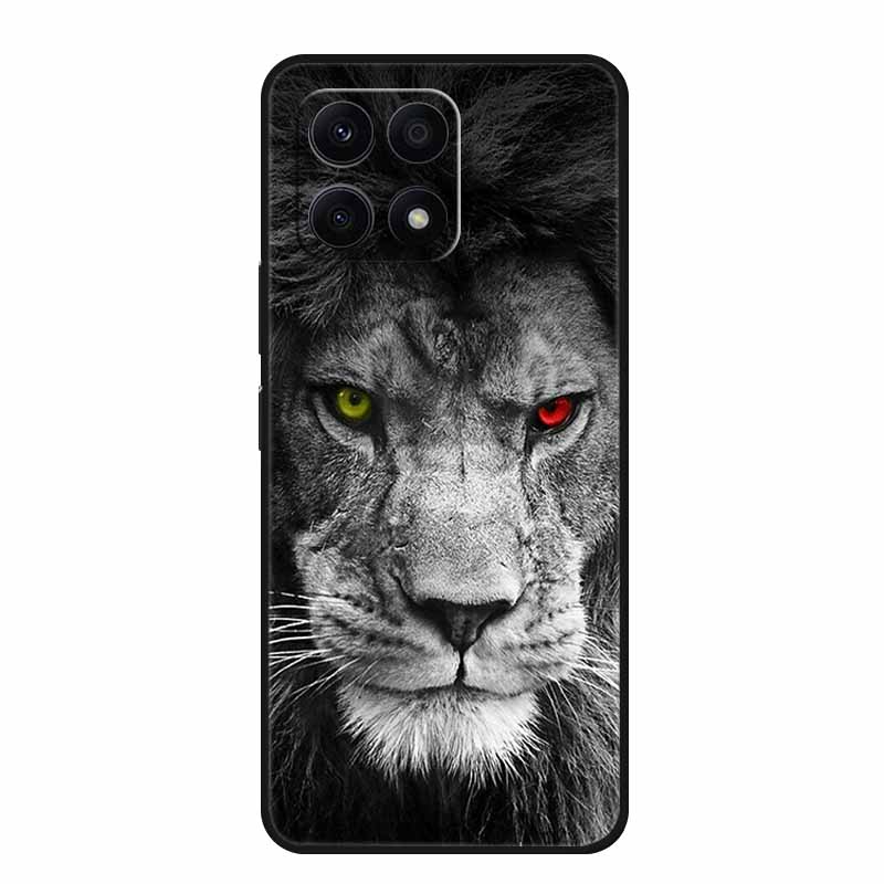 For Honor X6B Case Soft Printed Lion Wolf TPU Silicone Cover for Huawei Honor X6b Case JDY-LX1 Protection HonorX6b Girl Covers
