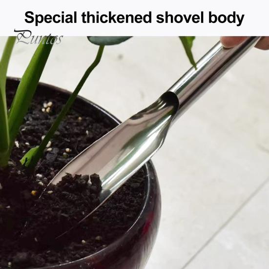 Narrow Pointed Hand Shovel Stainless Steel Garden Trowel, Gardening Shovel, Small Tool for Planting Digging Planting, Weeding, Clamming, Dig
