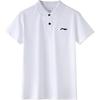 Li Ning Sports Lifestyle Series Polo Shirt Summer Fitness Business Casual Sports Suit Men tops APLU913-2+AKSU843-2