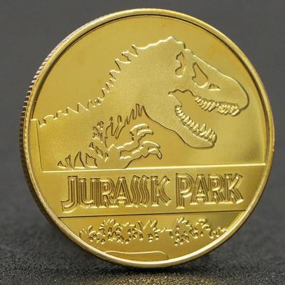 Amerykańska Moneta Dinozaura, Pozłacana Moneta Pamiątkowa, Kolekcja, Złota Moneta Tyranozaura Rex, Wróżka Zębów, Moneta Moneta Miłości